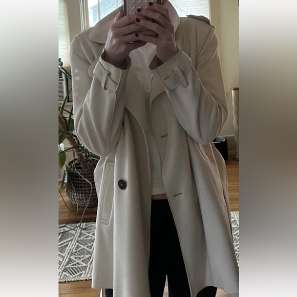 Zara Double-Breasted Trench Coat, Size S - Picture 3 of 8